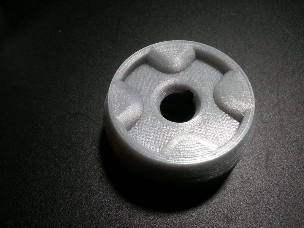 3D-gedruckter Sockel für Joystickführung